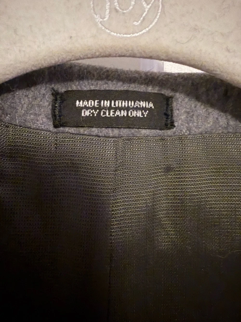 Oscar de la Renta Wool Cashmere Blazer Men's 42R Gray Sport Coat Tailored Jacket